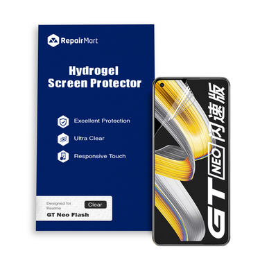 Realme GT Neo Flash Compatible Premium Hydrogel Screen Protector With Full Coverage Ultra HD